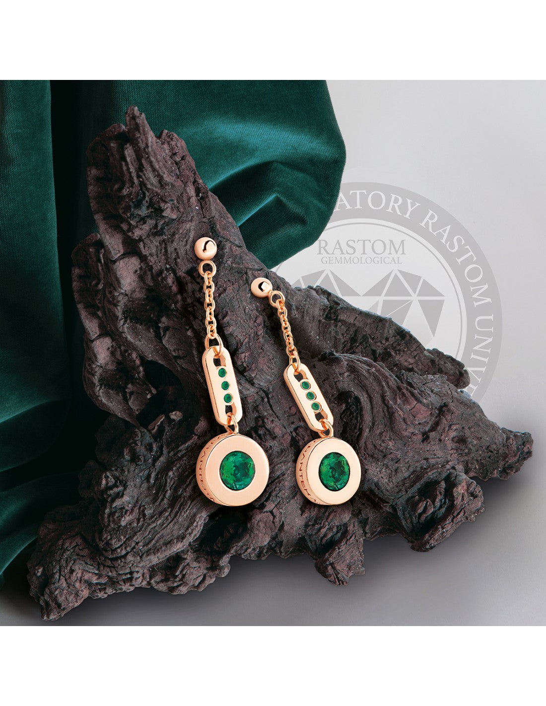 PENDIENTE COLGANTE EMERALD - 2