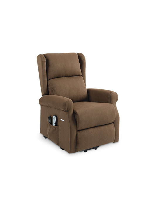 Sillón Levanta Personas Texas Tejido Microfibra con Masaje ondulación y Termoterapia